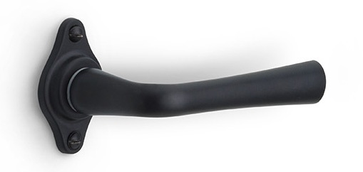 1948GRL - sprung lever handle on rose satin nickel