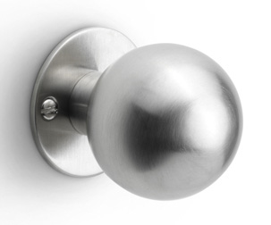 MRK - /50 knob fixed on rose satin nickel