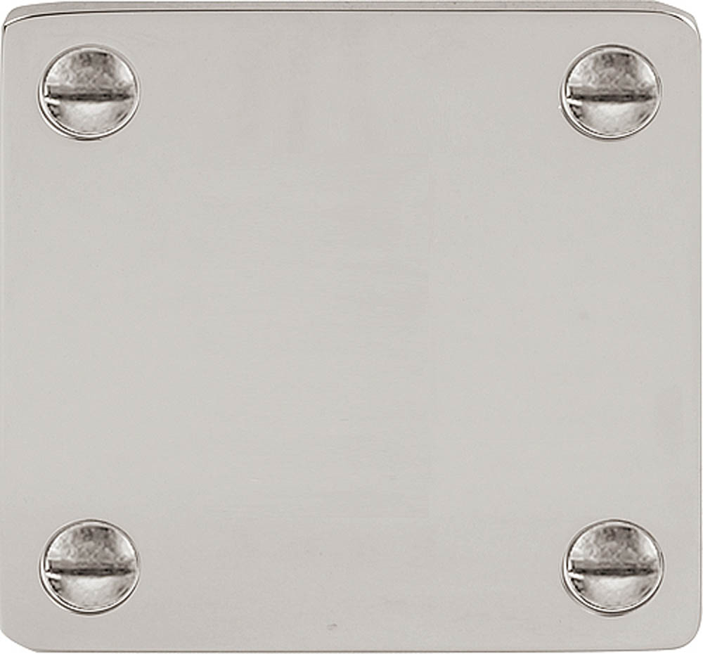 MRVB45 - blank escutcheon brass unlacquered