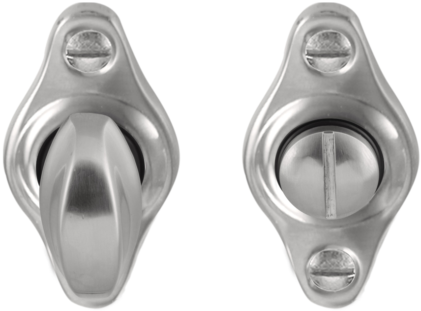 MRLMWC - privacy set incl. 5/6/7/8 mm pin brass unlacquered