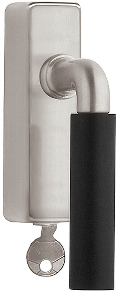 1923-DKLOCK-O - L TIMELESS 1923-DK-LOCK-O locking tilt and turn window handle satin nickel left-turning