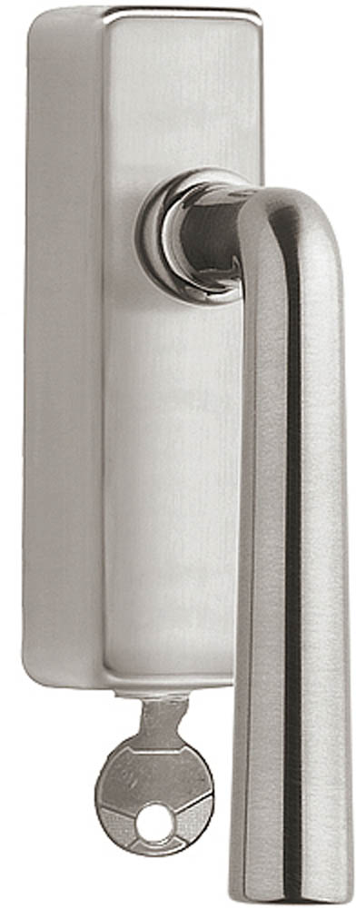 1925-DKLOCK-O - L TIMELESS 1925-DK-LOCK-O locking tilt and turn window handle satin nickel left-turning