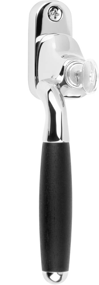 1932-DK-FA - L TIMELESS 1932-DK-FA locking offset tilt and turn window handle bright nickel/ebony wood left-turning