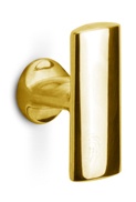 1929M - cabinet knob brass unlacquered