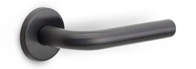 LB3-19 - sprung lever handle on rose EN1906 class 3 PVD gunmetal