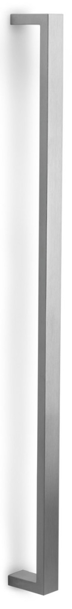 LSQ1055 - IN SQUARE LSQ1055 PA pull handle 600mm c.t.c. with back-to-back fixing satin stainless steel