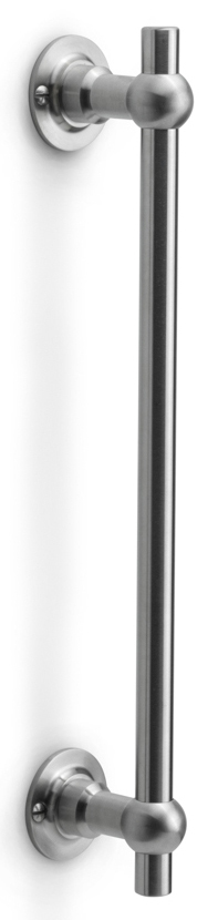 FV360 - IN FERROVIA FV360 PA pull handle 300mm c.t.c. with back-to-back fixing satin stainless steel
