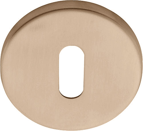 LBN50 - key escutcheon 6mm PVD light bronze