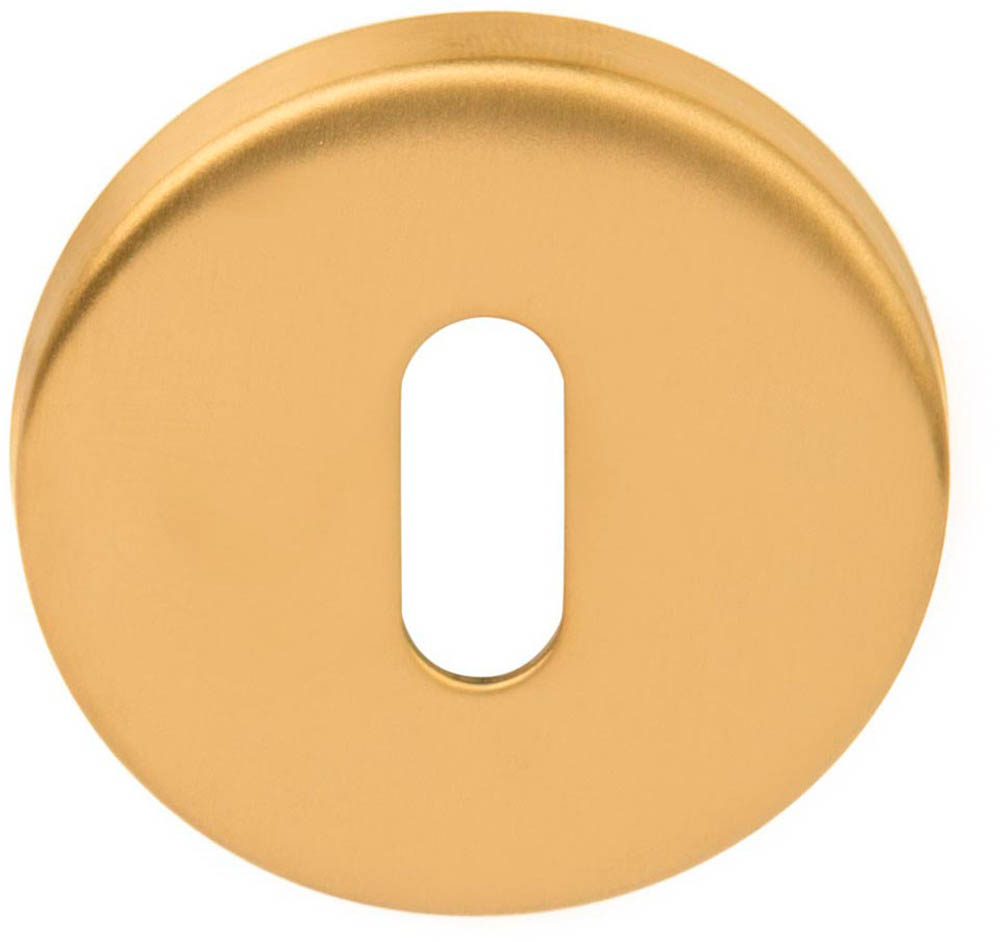 LBN50 - key escutcheon 6mm PVD satin gold