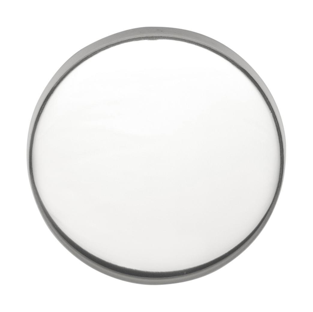LBB50 - blank escutcheon 6mm polished stainless steel