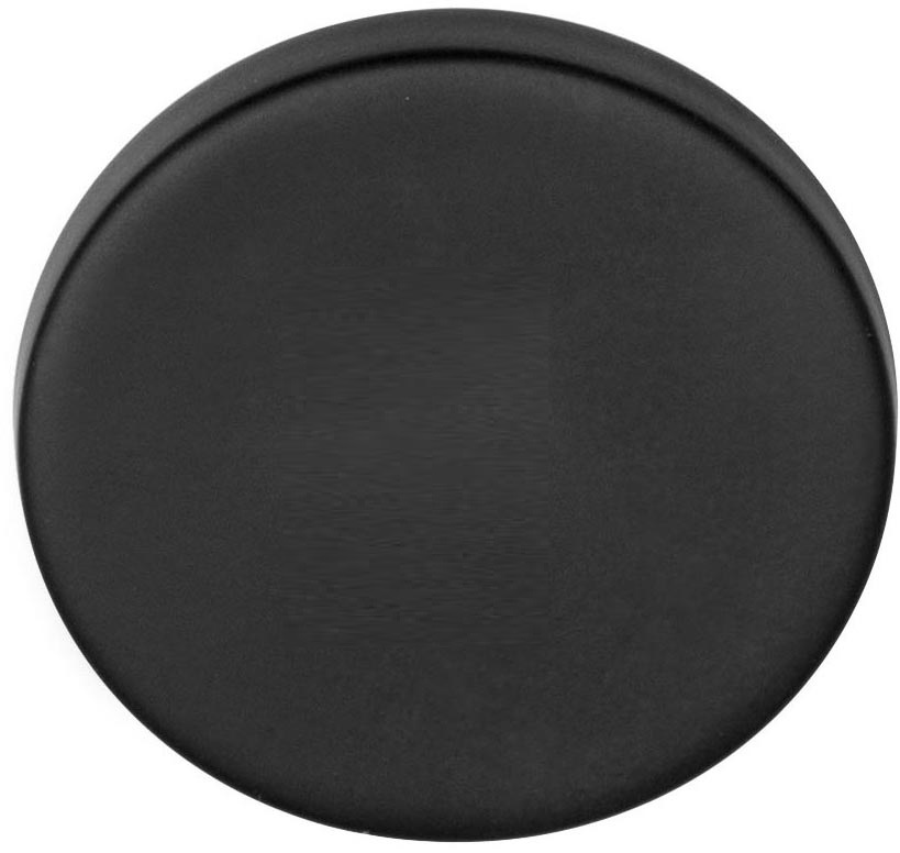 LBB50 - blank escutcheon 6mm satin black