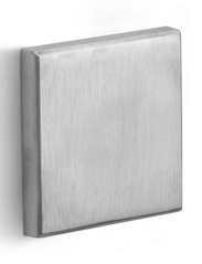 LSQB50 - blank escutcheon satin stainless steel