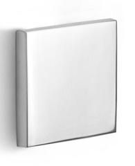 LSQB50 - blank escutcheon polished stainless steel