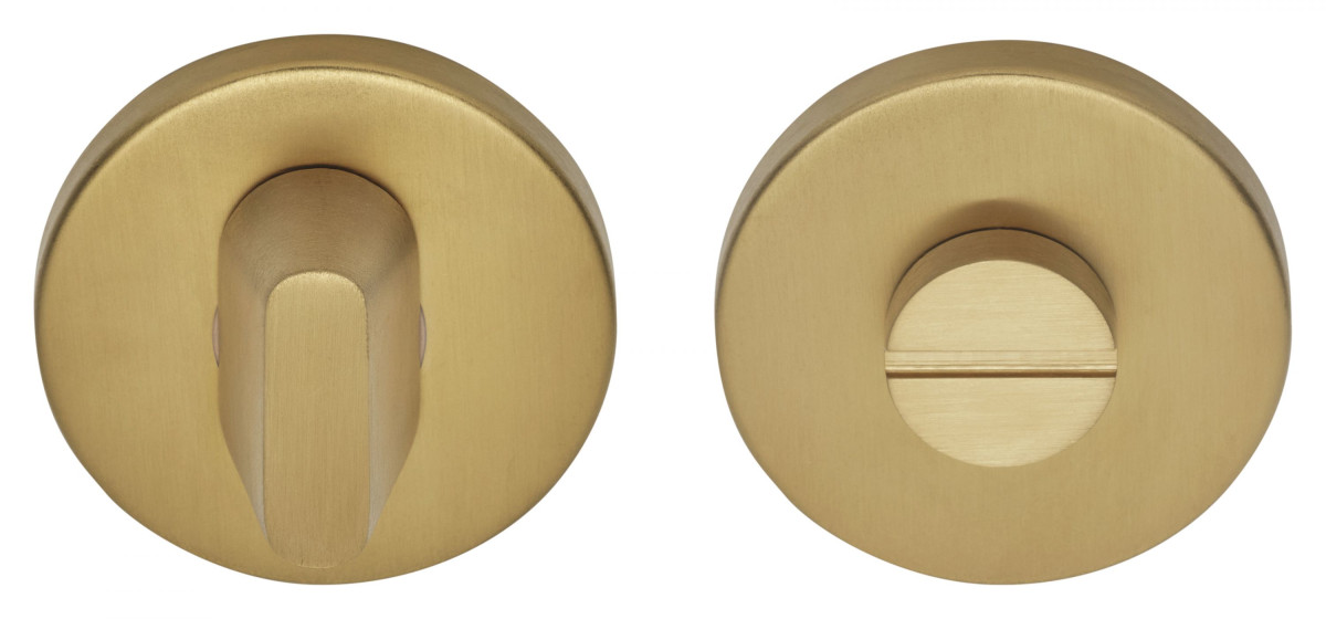 LBWC50-ZI - privacy set 6mm incl. 5/6/7/8 mm pin PVD satin gold