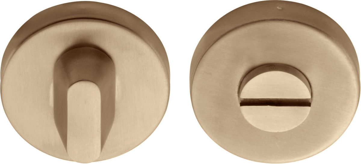 LBWC50D-ZI - LBWC50-ZI privacy set 10mm incl. 5/6/7/8 mm pin PVD light bronze