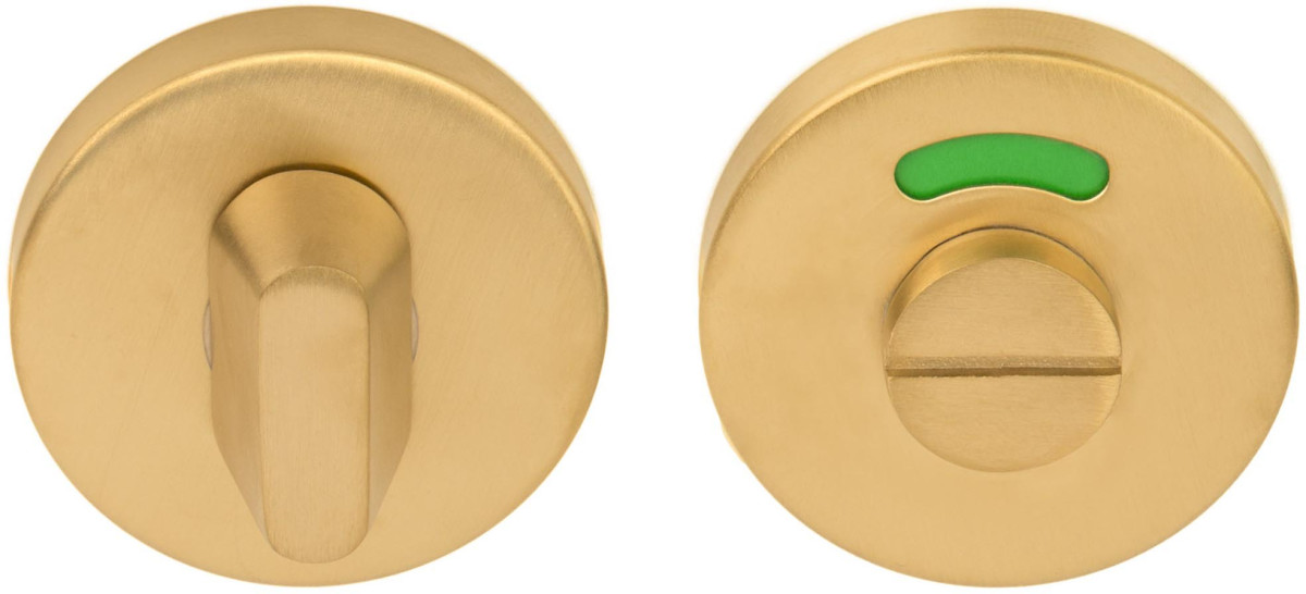 LBWC50D - privacy set 10mm incl. 5/6/7/8mm pin PVD satin gold
