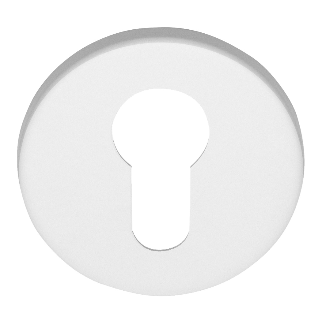 LBY50 - profile cylinder escutcheon 6mm white