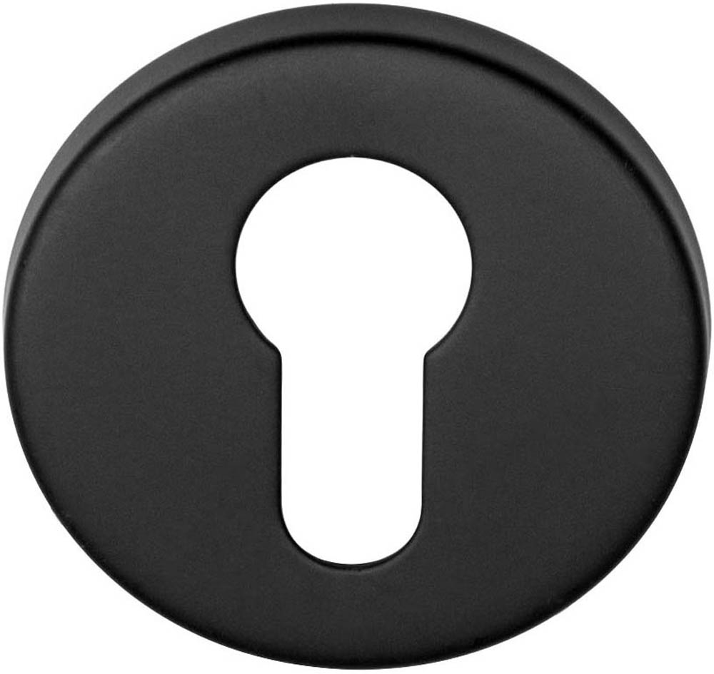 LBY50 - profile cylinder escutcheon 6mm satin black