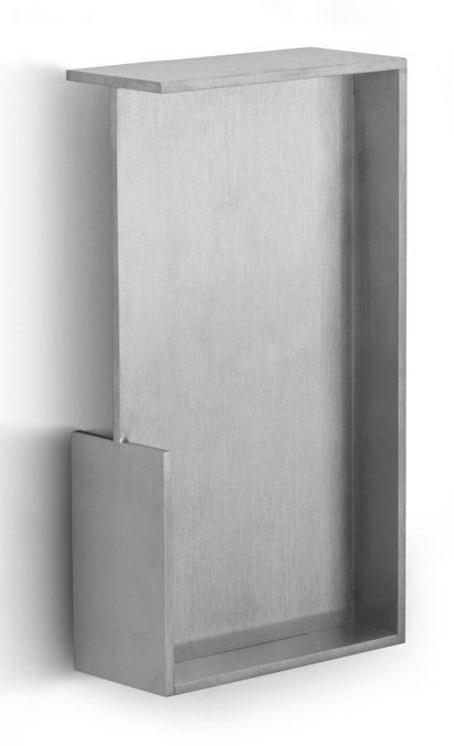 LSQ160/38 - flush pull for door thickness 38mm satin stainless steel