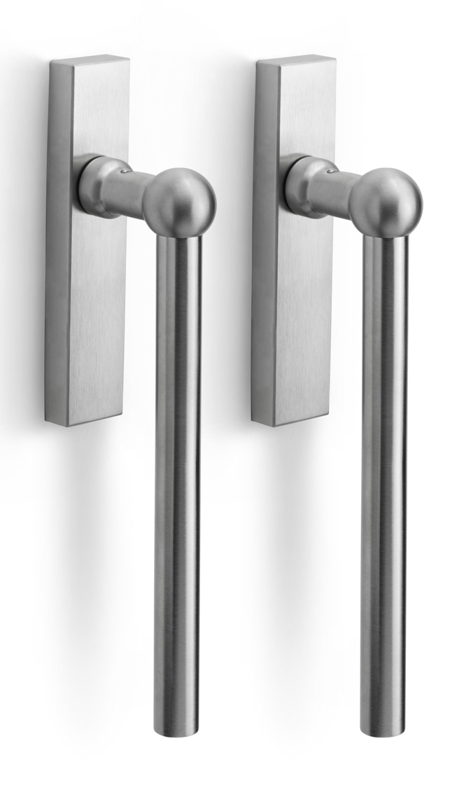 FV230PA - set of lift-up sliding door handles satin blank stainless steel