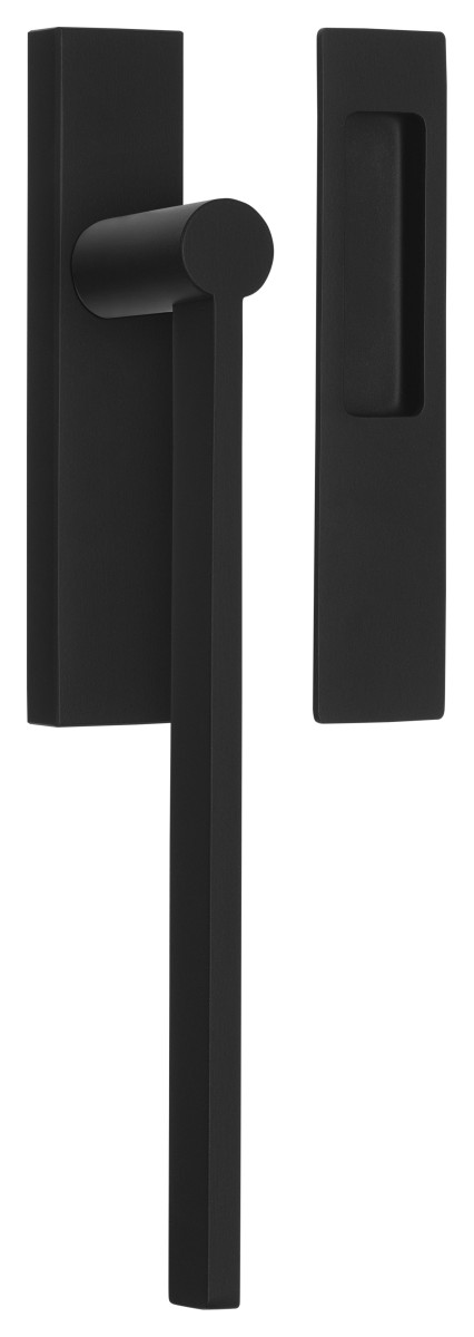 EG230Y - lift-up sliding door handle with profile cylinder hole Y69 satin black