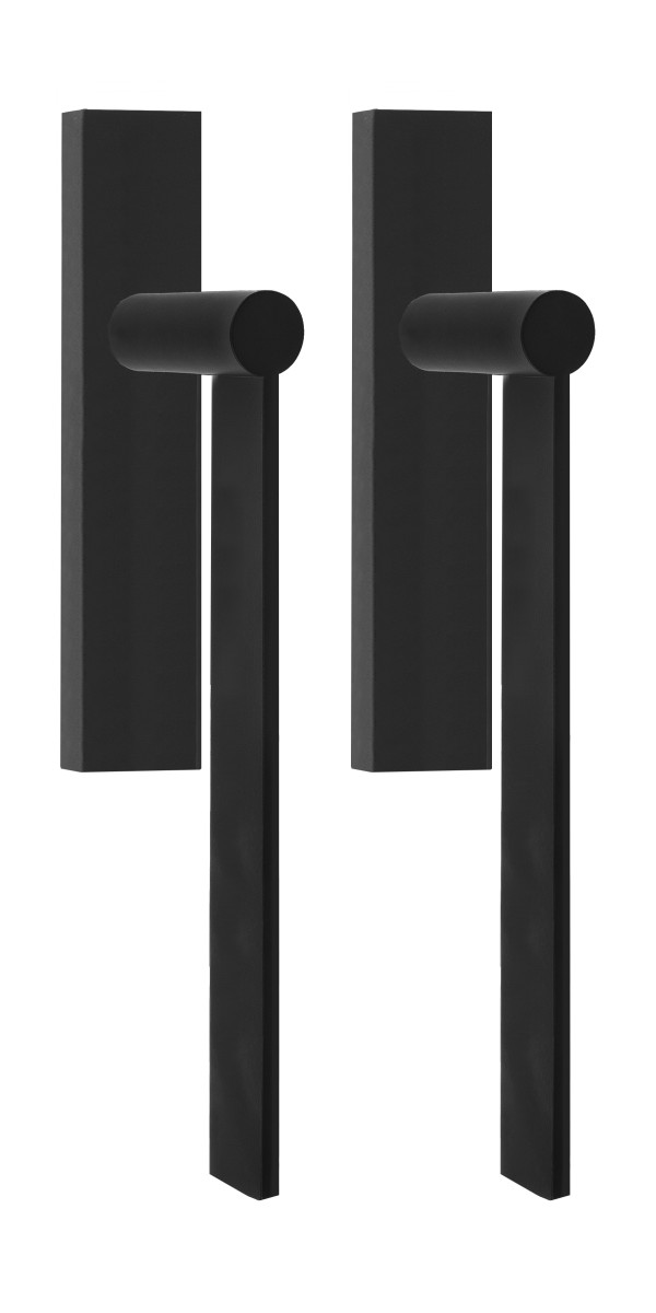 EG230PA - set of lift-up sliding door handles blank satin black