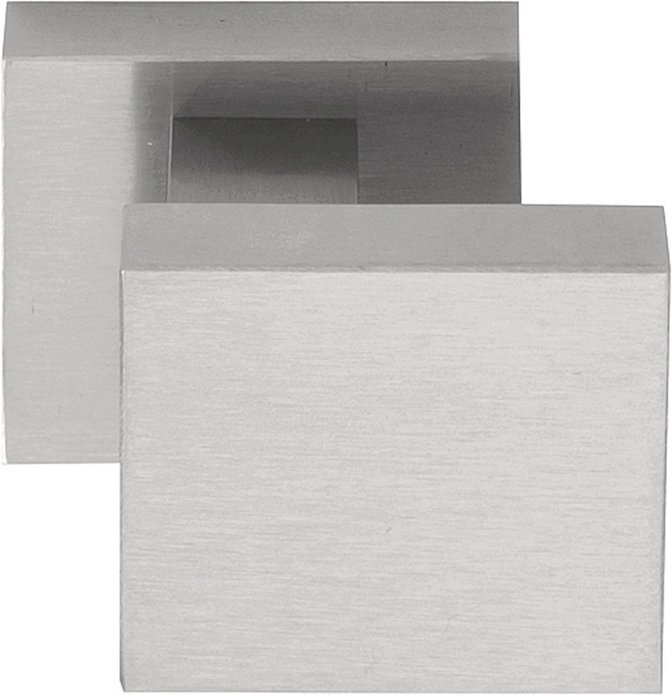 LSQ60V - fixed front door knob satin stainless steel