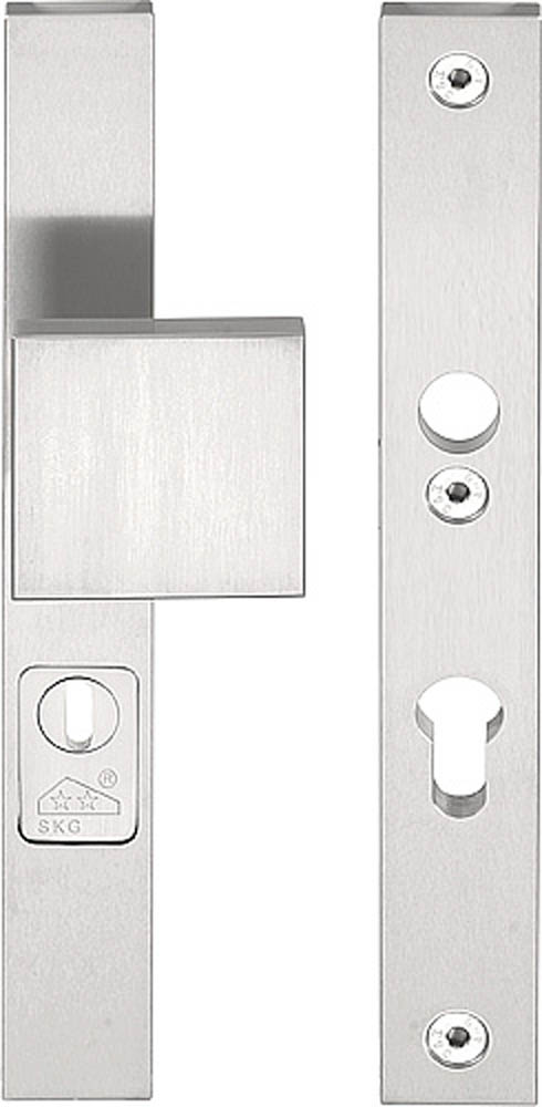 LSQ60-28KT - IN SQUARE LSQ60-28KT security plates with cylinder protection cover knob/handle* SKG*** PC55 satin stainless steel