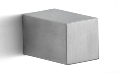 LSQKY - cylinder knob satin stainless steel