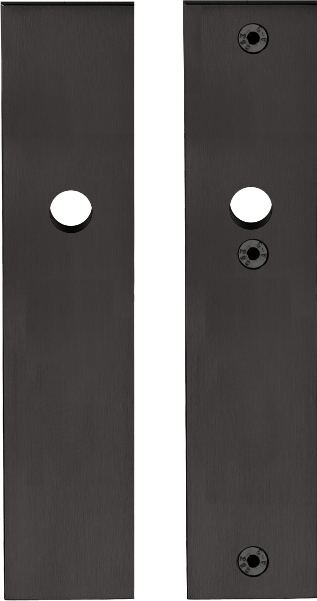 LSQSM-50 - IZ SQUARE LSQSM-50 security plates handle/handle* SKG*** blank PVD satin black