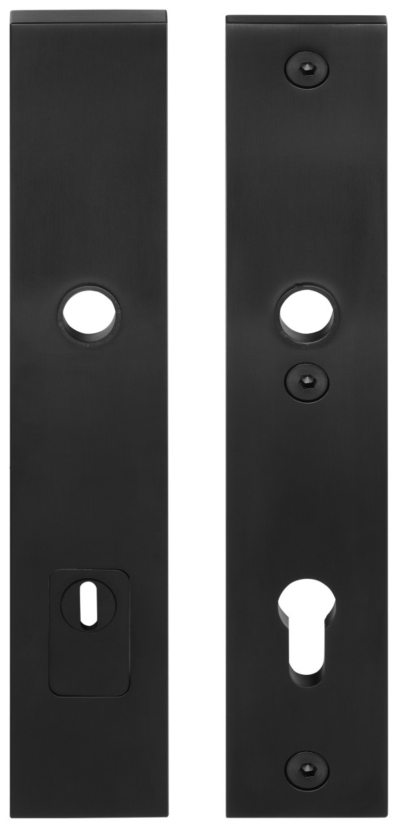 LSQSM-50KT - IZ SQUARE LSQSM-50KT security plates with cylinder protection cover handle/handle* SKG*** Y72 PVD satin black