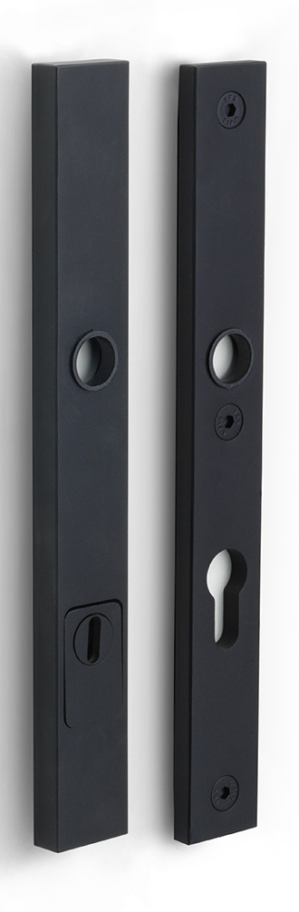 LSQSM-28KT - NM SQUARE LSQSM-28KT security plates with cylinder protection cover handle/handle* SKG*** Y72 satin black