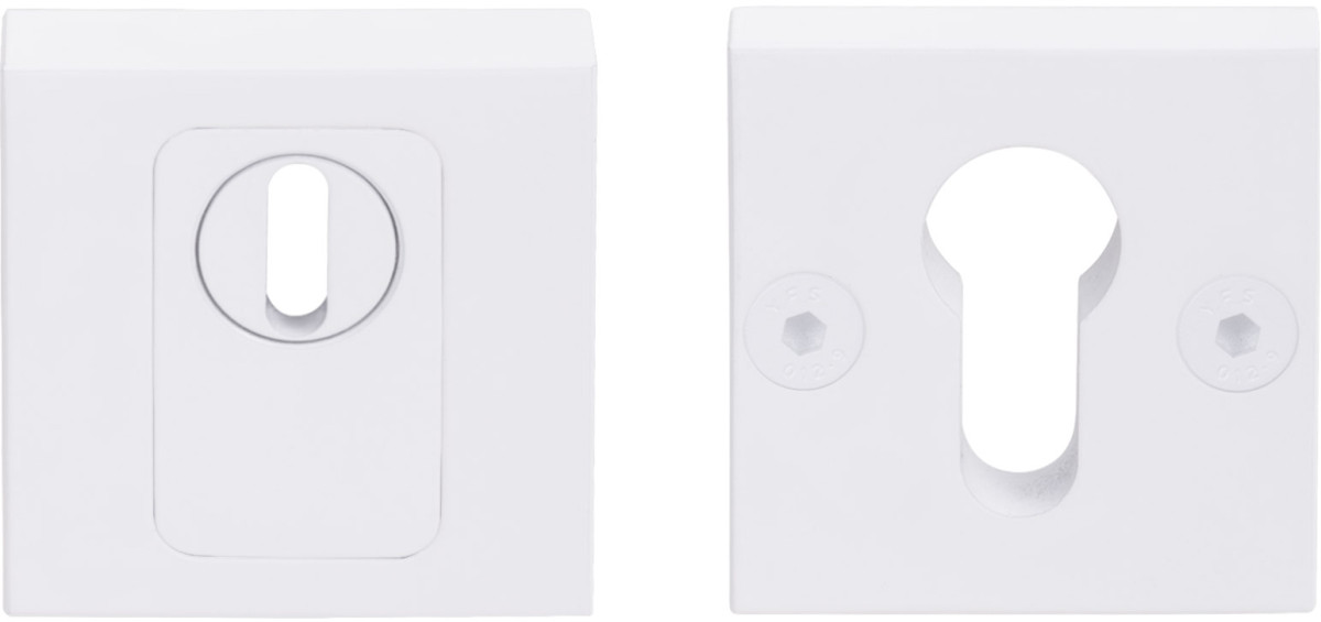 LSQVEIL-KT - security escutcheons with cylinder protection cover SKG*** white