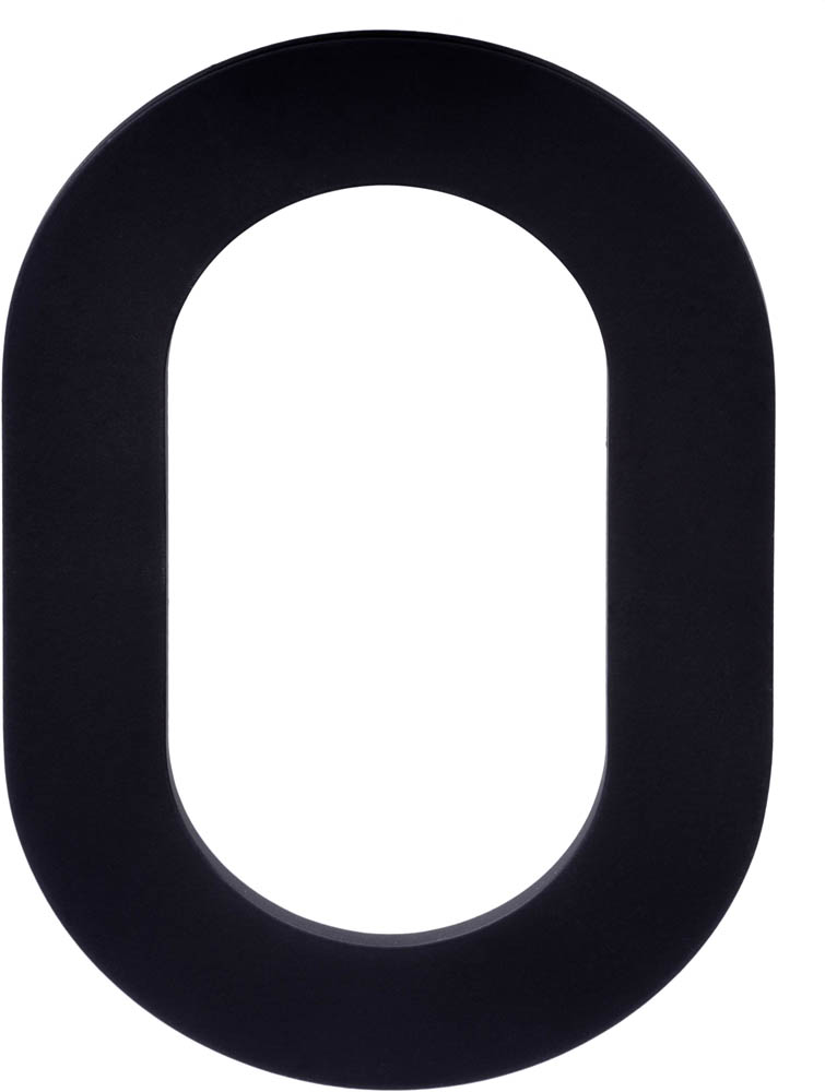 LSQHN150-0 - numeral satin black
