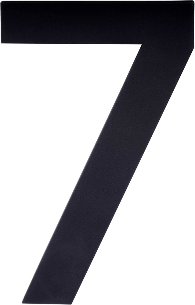 LSQHN150-7 - numeral satin black