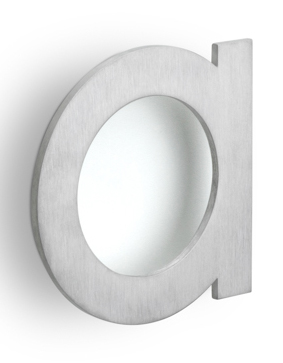 LSQHN150-a - letter satin stainless steel