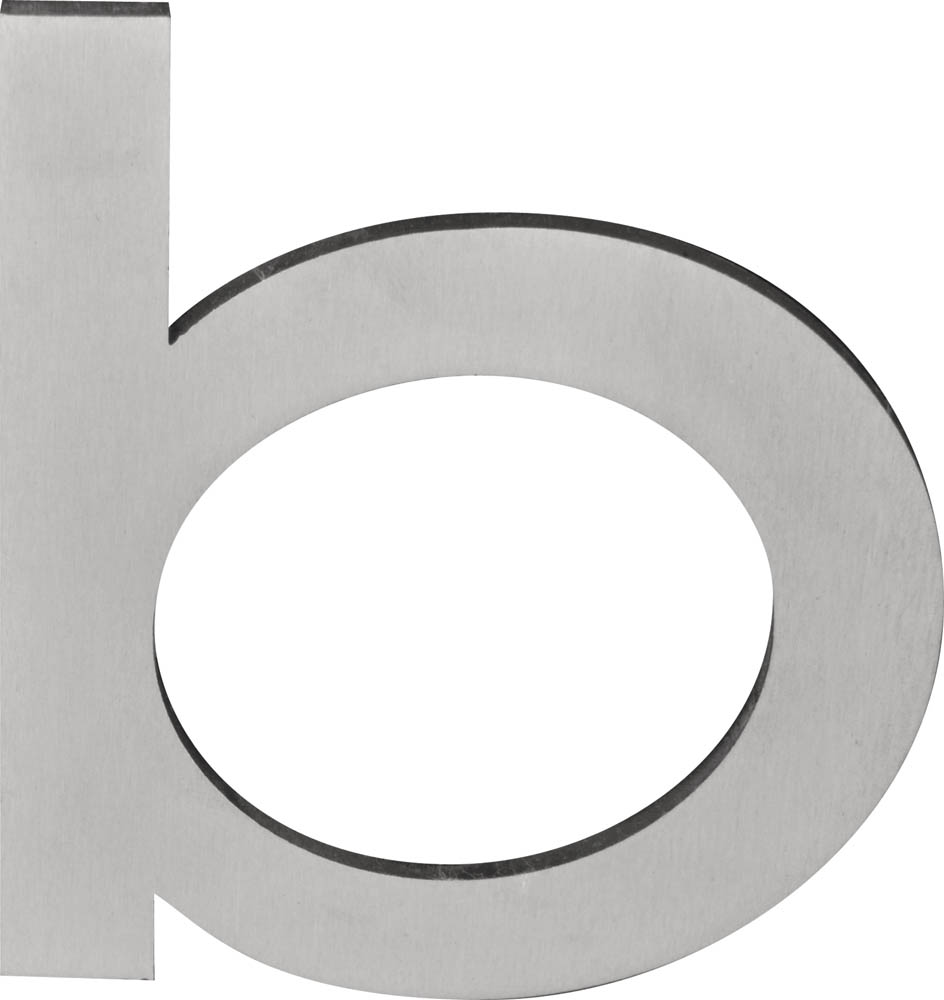 LSQHN150-b - letter satin stainless steel