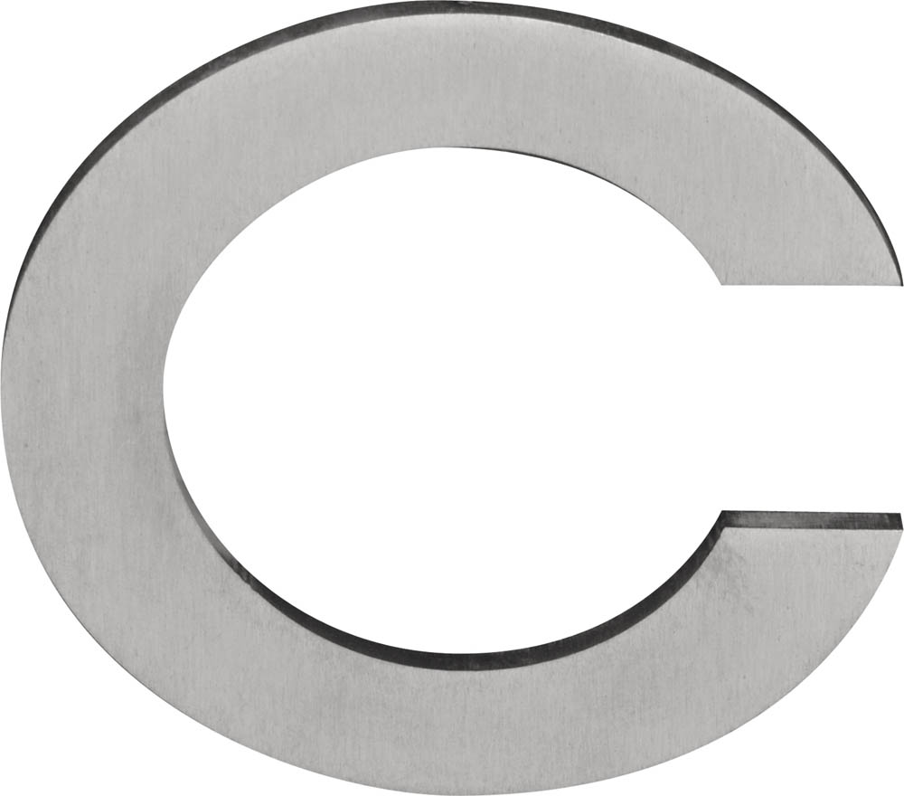 LSQHN150-c - letter satin stainless steel