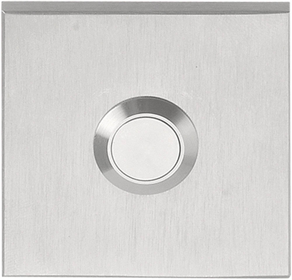 LSQ50 - bell push satin stainless steel