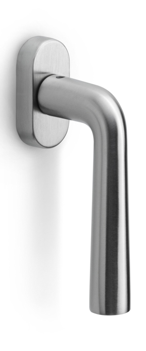 LB10H-DK-O - non-locking tilt and turn window handle satin stainless steel