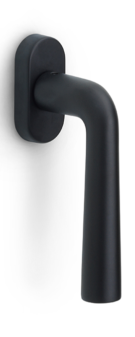 LB10H-DK-O - non-locking tilt and turn window handle satin black