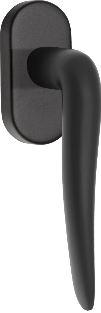 LB20-DK-O - R BASICS LB20-DK-O non-locking tilt and turn window handle satin black right-turning