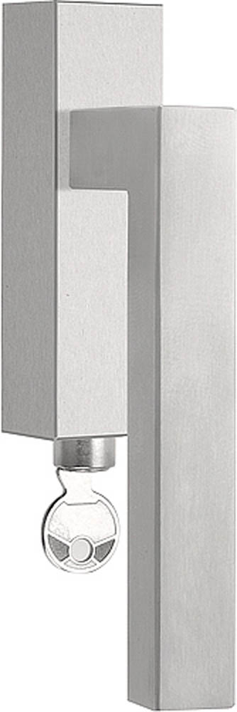 LSQ1-DKLOCK - L SQUARE LSQ1-DKLOCK locking tilt and turn window handle satin stainless steel left-turning