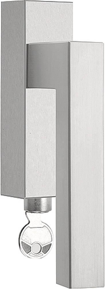 LSQ3-DKLOCK - L SQUARE LSQ3-DKLOCK locking tilt and turn window handle satin stainless steel left-turning