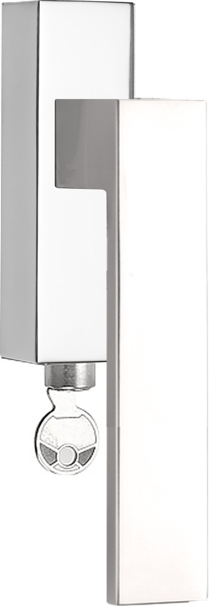 LSQ4-DKLOCK - R SQUARE LSQ4-DKLOCK locking tilt and turn window handle polished stainless steel right-turning