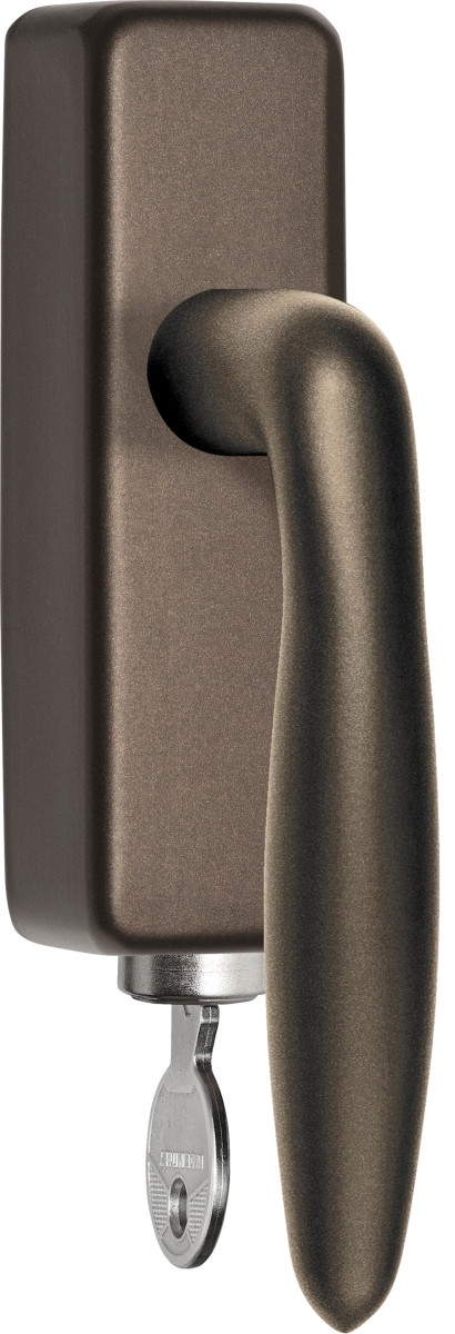 LB18H-DKLOCK-O - locking tilt and turn window handle bronze