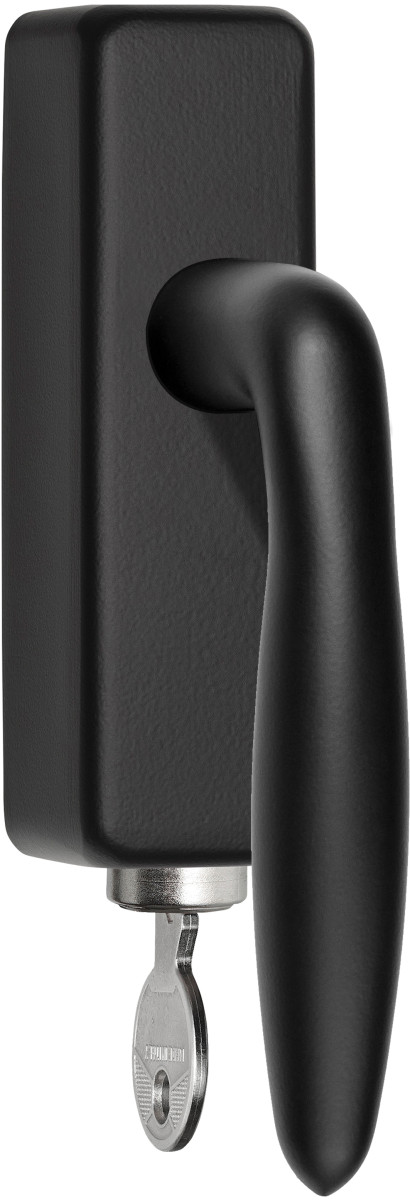 LB18H-DKLOCK-O - locking tilt and turn window handle satin black
