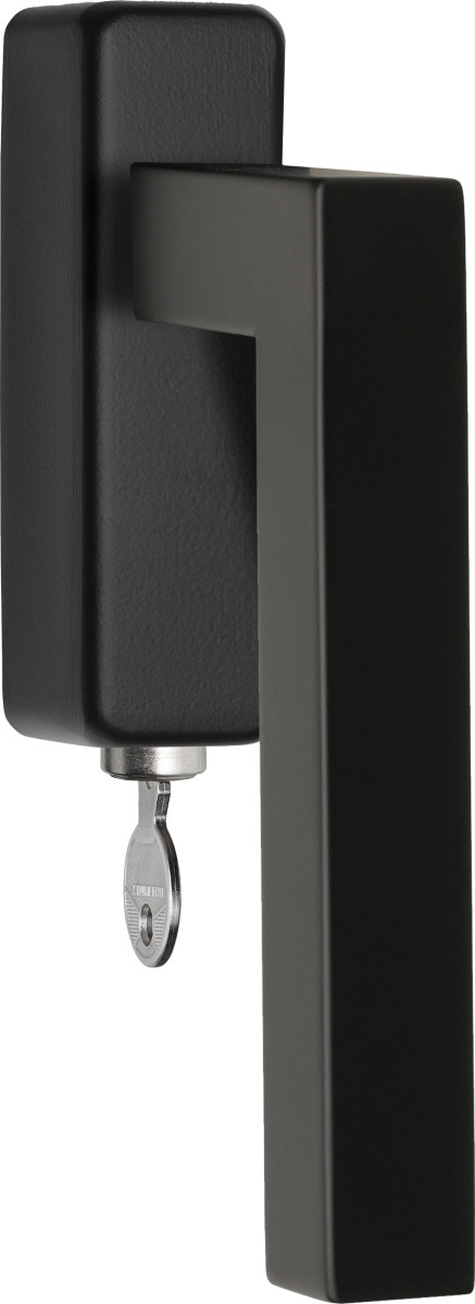 BSQ1-DKLOCK-O - locking tilt and turn window handle satin black