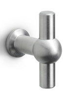 FV190 - solid cabinet knob  satin stainless steel