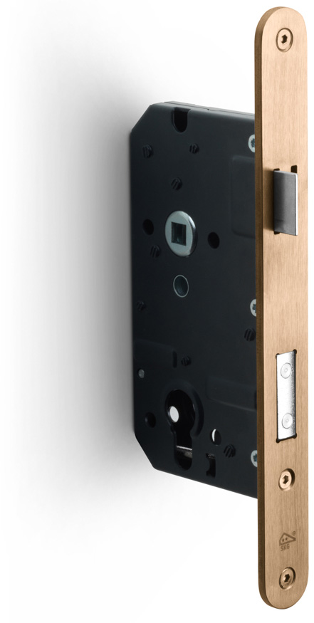 LBLSAY72 - rounded security lock case for exterior doors with SKG certification